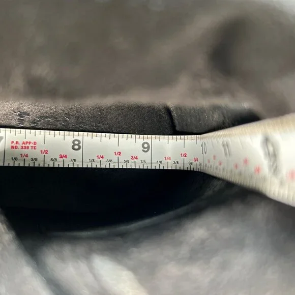 Born Over The Knee Boots Womens Size 7 Black Suede Pull On Block Heel Round Heel - Picture 7 of 13